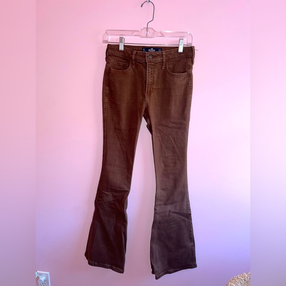 Hollister Brown Flare Jeans